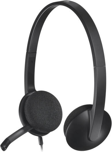 Logitech H340 USB Headset, Plug And Play, Noise Cancelling Microphone, USB Type A, Adjustable Headband, Black | 981 - 000475 - Vektra Computers LLC Logitech H340 USB Headset, Plug And Play, Noise Cancelling Microphone, USB Type A, Adjustable Headband, Black | 981 - 000475 - Vektra Computers LLC